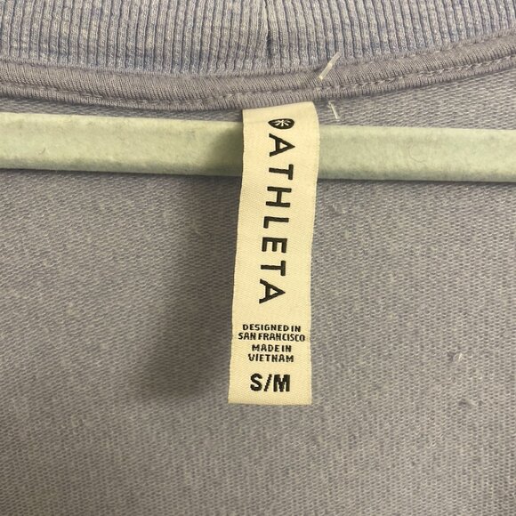 Athleta Purple Sweater Size S/M - Picture 2 of 2